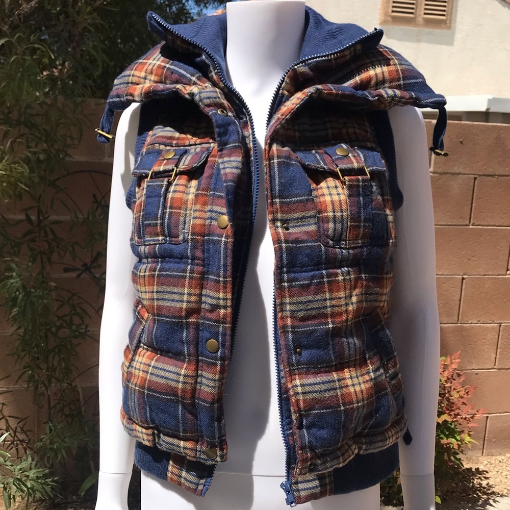 Plaid Vest